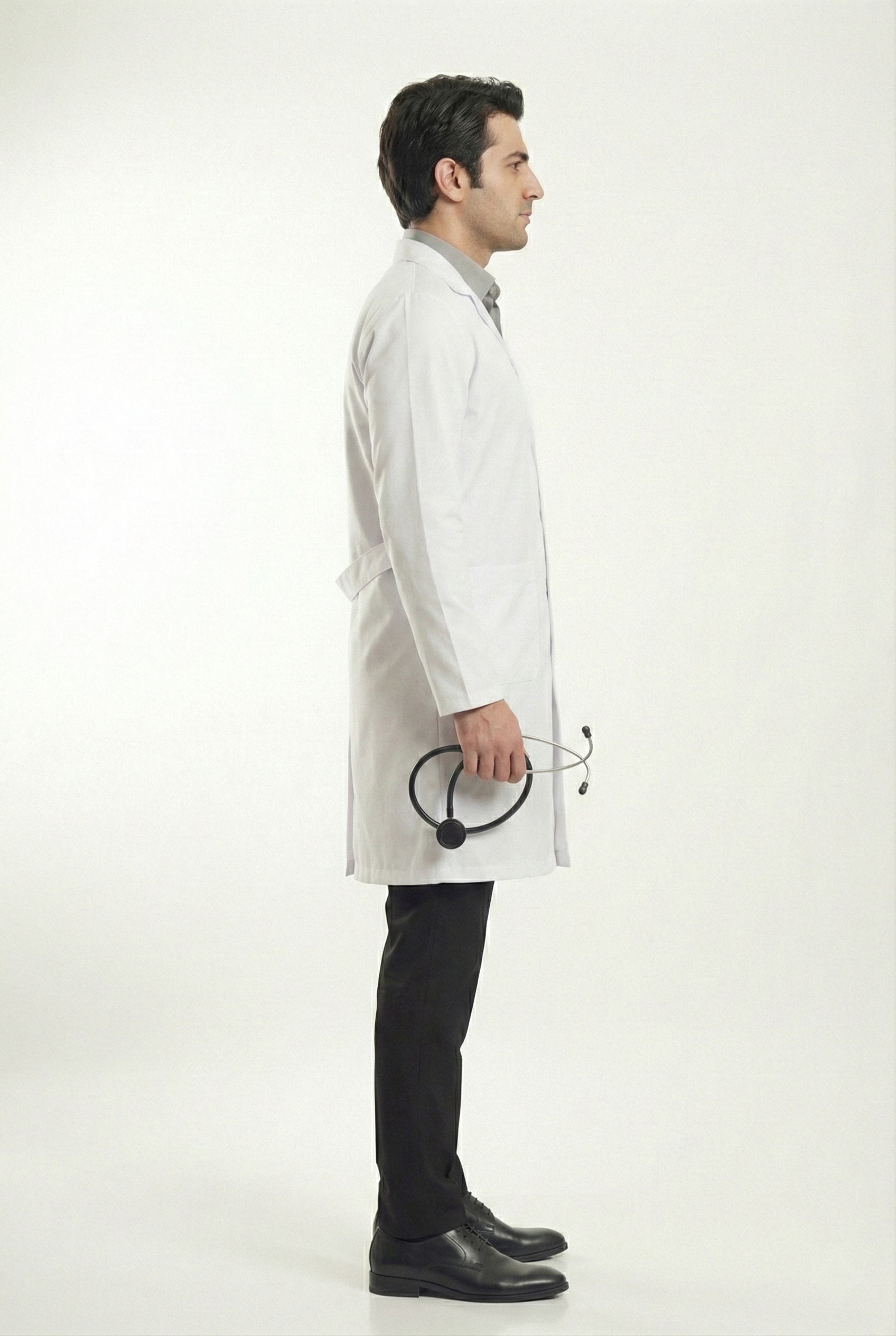 Long Length Doctor's Coat - View 2